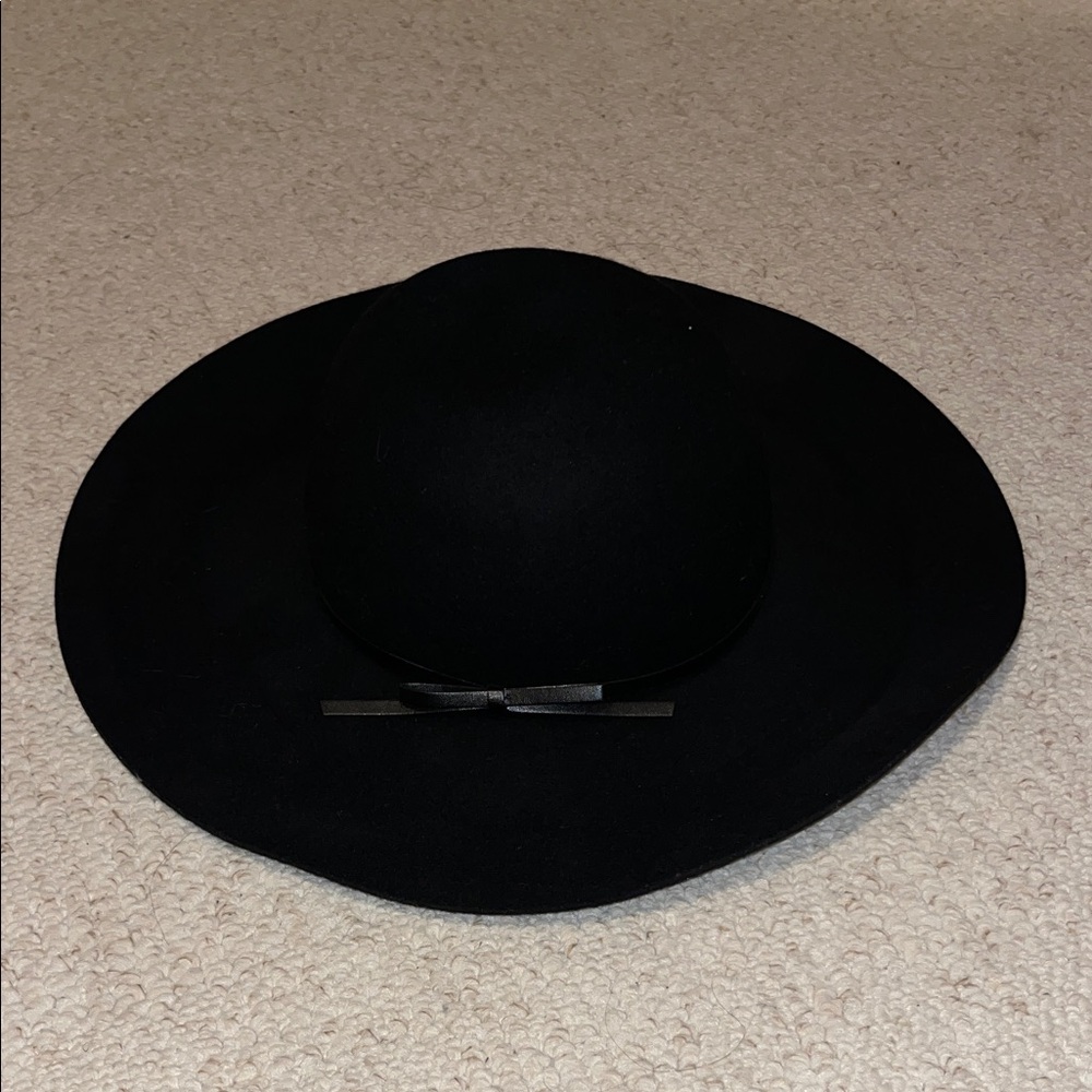 NWT - Target Elegant Black Wide-Brim Hat